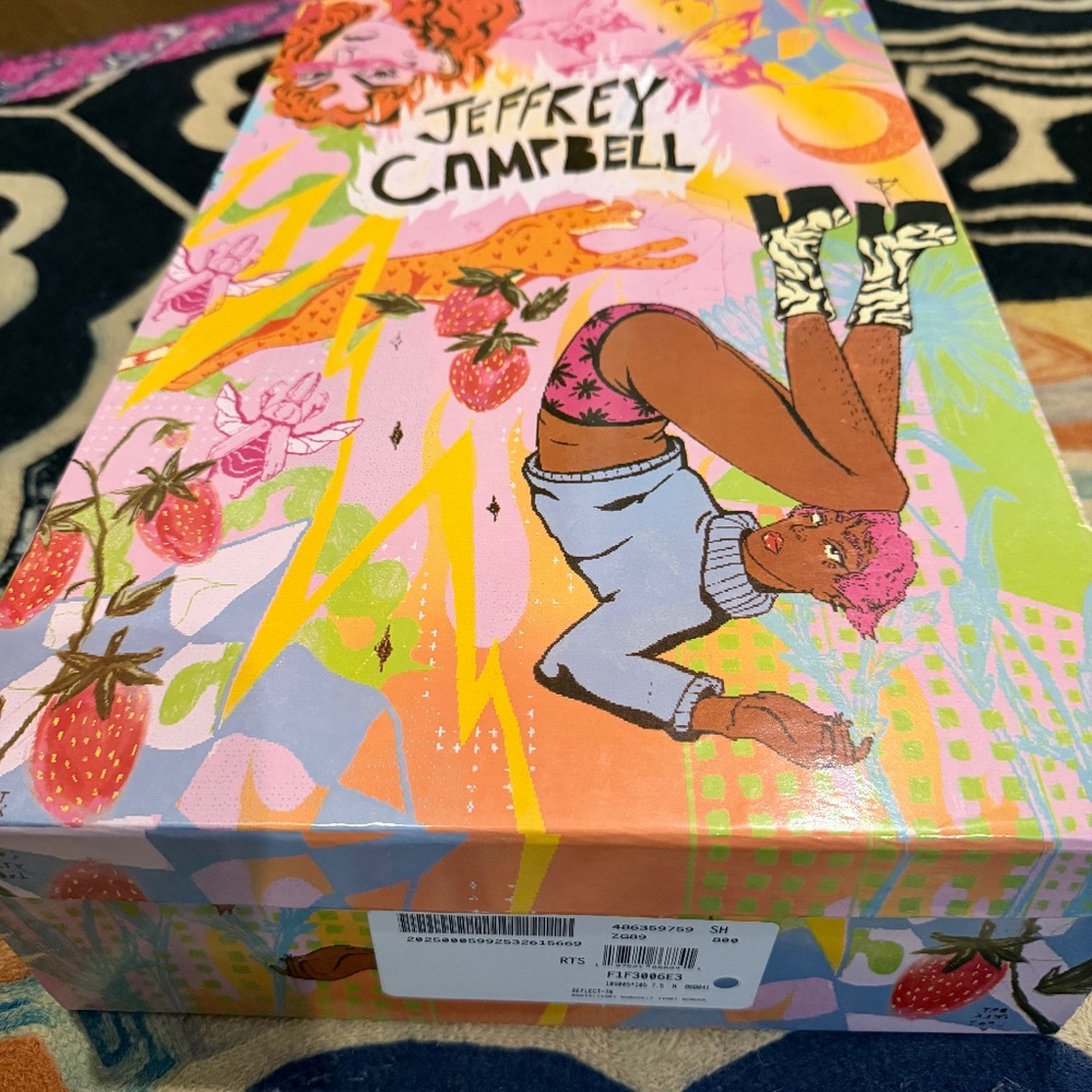 NWT Jeffrey Campbell Reflect TN campus book ivory buck 7.5 - Picture 3 of 7